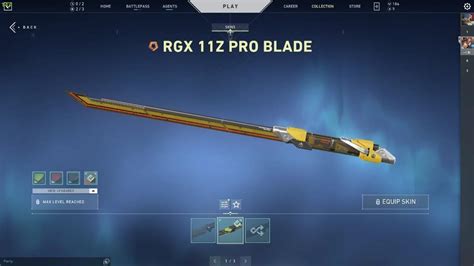 Valorant account - rgx blade +6 premium skin, Video Gaming, Video Games ...