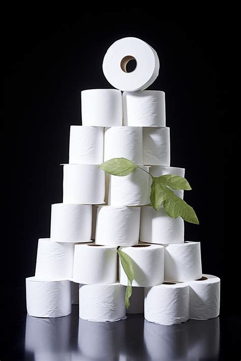 Toilet Paper Rolls Stacking In A Pyramid Background Wallpaper Image For Free Download - Pngtree