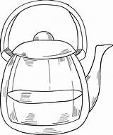 Teapot coloring Page  ColouringPages sketch template