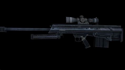 3D model Barrett XM500 Sniper Rifle VR / AR / low-poly | CGTrader.com