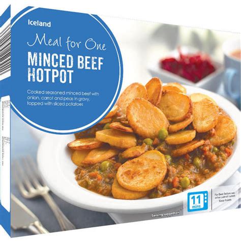 Iceland Meal For One Minced Beef Hotpot 500g | Iceland Foods