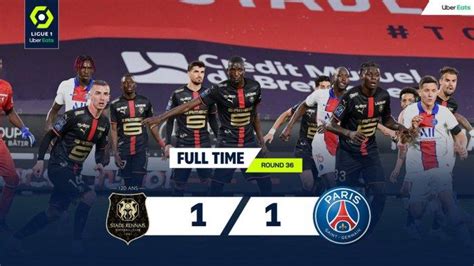 Hasil, Klasemen, Top Skor Liga Prancis Setelah PSG Imbang Lawan Rennes, Kylian Mbappé 25 Gol ...