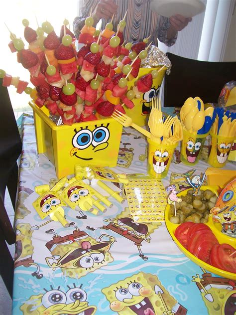 Pin en Fiesta de bob esponja