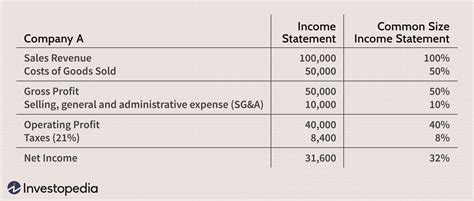 Common Size Income Statement Definition