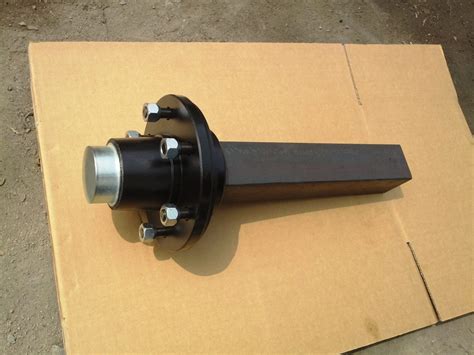 50mm Solid Square Agricultural Trailer Stub Axle