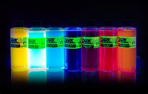 UV Blacklight Dye / Paint - Glowing Fluorescent Liquid - Darklight FX