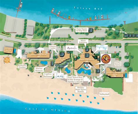 Fort Myers Beach Map Of Hotels And Condos | Beach Map