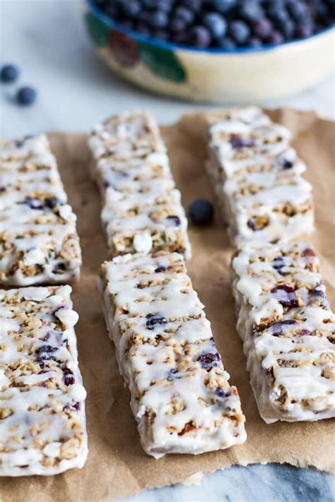 Blueberry Vanilla Greek Yogurt Granola Bars. | Recipe | Granola recipe ...