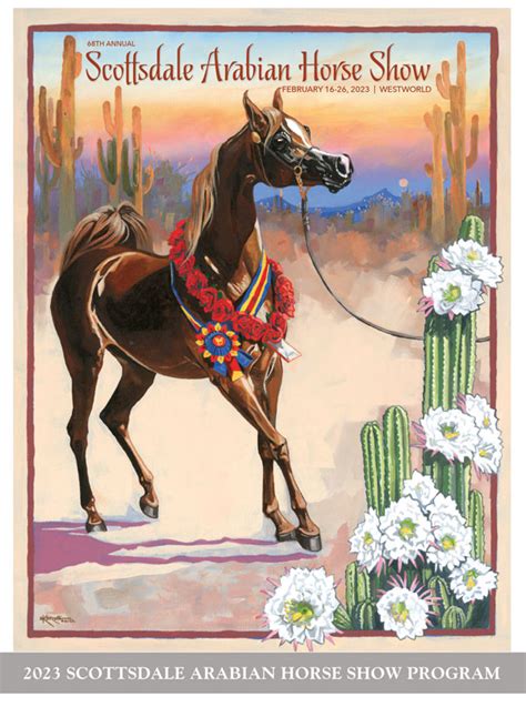 2023 Scottsdale Arabian Horse Show Program