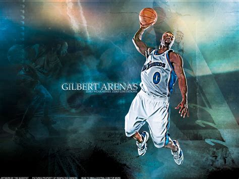 Gilbert Arenas Dunk Wallpaper | Basketball Wallpapers at BasketWallpapers.com