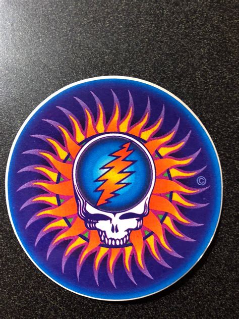 Authentic 10 different Grateful Dead stickers - Etsy