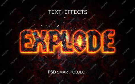 Premium PSD | Creative fire text effect