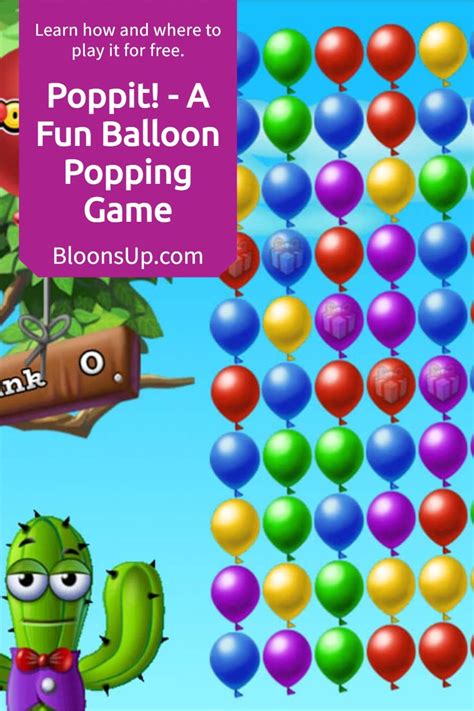 The Balloon Popping Game Poppit - Play For Free Online