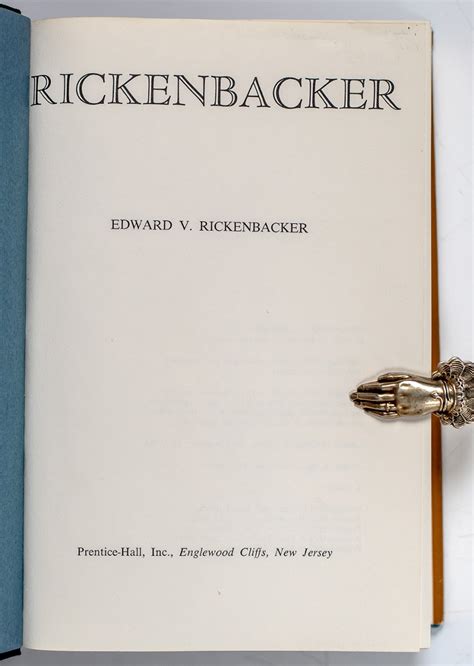 Rickenbacker: An Autobiography First Edition Signed