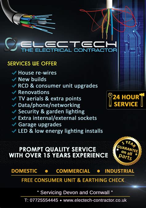 Electrical contractor needs a flyer and business card | Flyer Design Contest | Brief #465211