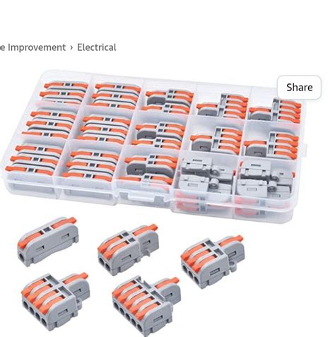 XALXMAW 32Pcs Lever Wire Connectors, DIY Mini Compact Splicing ...