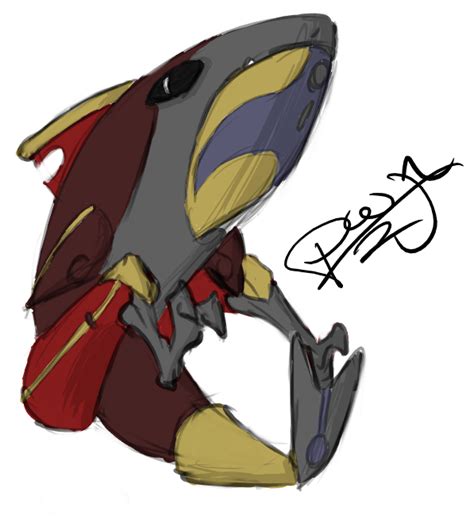 Megalaterra Land Shark fakemon by PWNT2J on deviantART