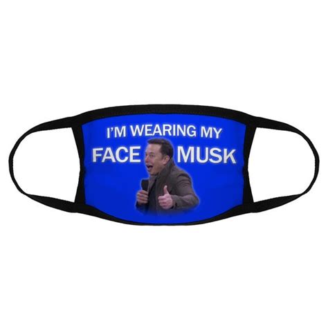 Elon Musk Face Mask Masks Accessories Face Mask Masks & | Etsy