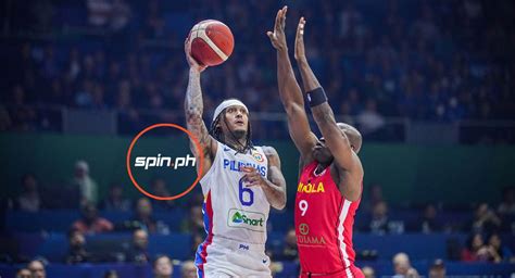 Gilas Pilipinas Angola halftime score Fiba World Cup