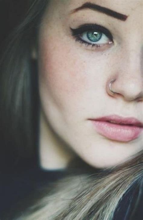 44 Beautiful Nose Piercing Ideas For Girls » EcstasyCoffee