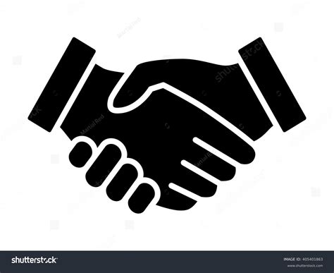 Business Handshake Contract Agreement Flat Vector Stock Vector (Royalty ...