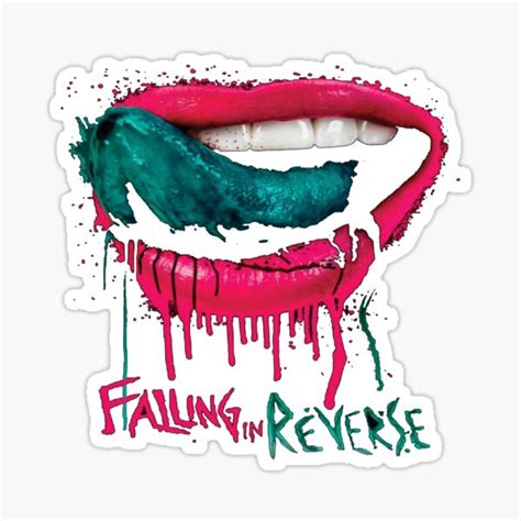 Falling In Reverse Logo Stickers | Redbubble