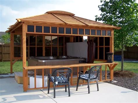 15+ Hot Tub Gazebo Designs and Ideas - Home Awakening