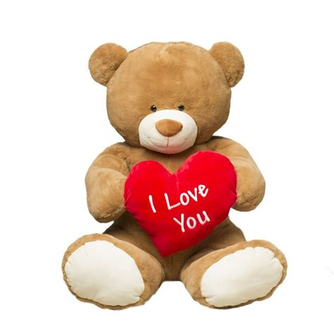 Valentine's Day Jumbo 35" Plush I Love You Teddy Bear Gitzy - Walmart ...