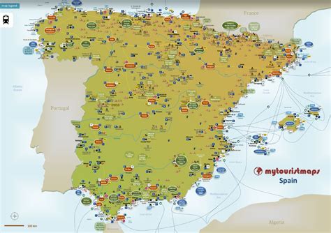 tourist map of Spain! : wanderlust