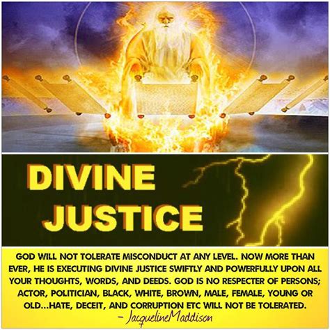 Divine Justice | Justice quotes, Deceit, Heavenly father