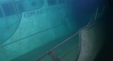 Photos show the wreck of the Edmund Fitzgerald on the bottom of Lake Superior 48 years after the ...