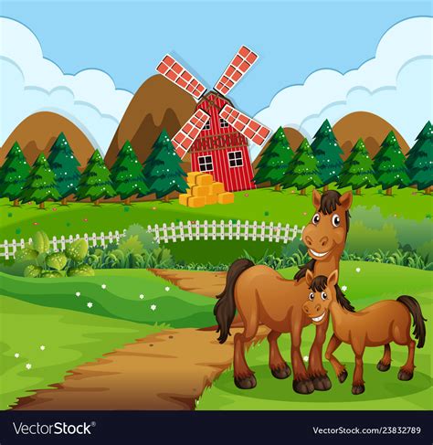 Horse Ranch Clipart