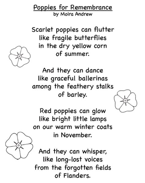 Kids Poems for Peace: Free Printables » Grade Onederful