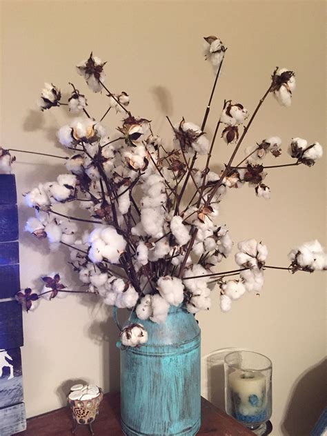 Cotton flower arrangement! Love! | Flower arrangements, Arrangement, Flowers