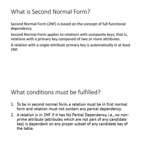 Second Normal Form | PDF