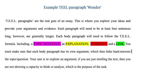 TEEL Paragraph Structure Explained With Example And Use, 50% OFF