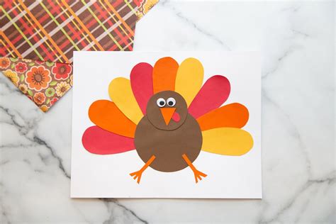 Cut And Paste Turkey Coloring Pages