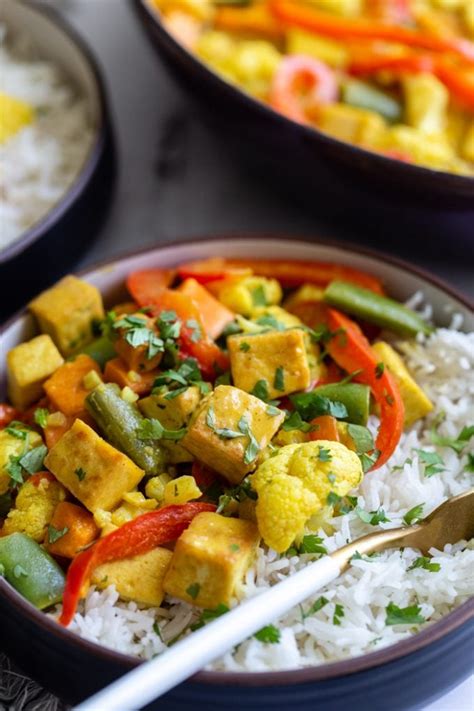 Tofu Coconut Curry - Food with Feeling