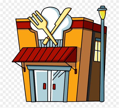 Image - Cartoon Pictures Of Restaurants - Free Transparent PNG Clipart Images Download