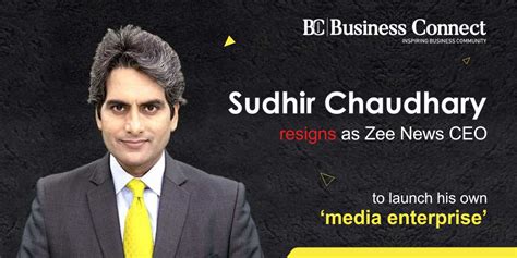 Sudhir Chaudhary Resigns As Zee News CEO To Launch His Own