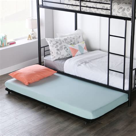 Twin Roll-Out Trundle (Bed Component Only) - Black by Walker Edison