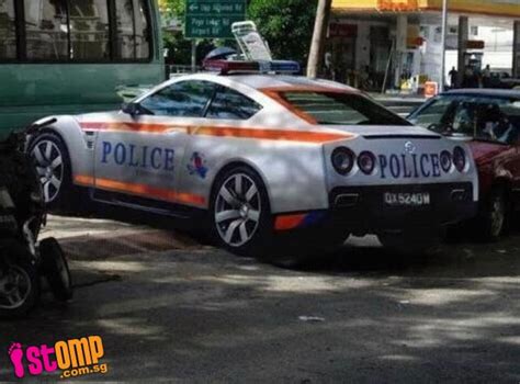 SG EXOTIC SPOTTER: A Nissan GTR Traffic Police Car spotted on Singapore roads?