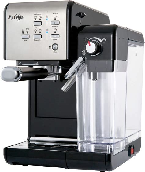 Mr. Coffee - Espresso Machine with 19 bars of pressure and Milk Frother ...