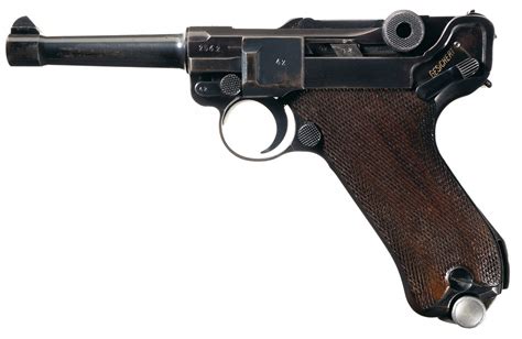 World War II Nazi 1940-42 Code Mauser Luger Pistol