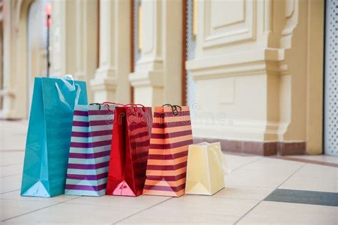 Colorful Shopping Bags in the Luxury Mall Stock Image - Image of girl ...