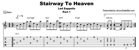 Stairway To Heaven Tablature Pdf