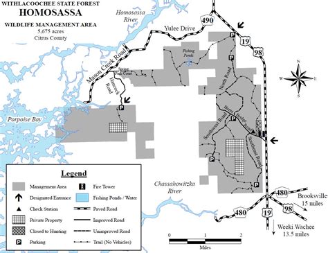 Homosassa WMA Brochure Map by Florida Fish and Wildlife Conservation ...