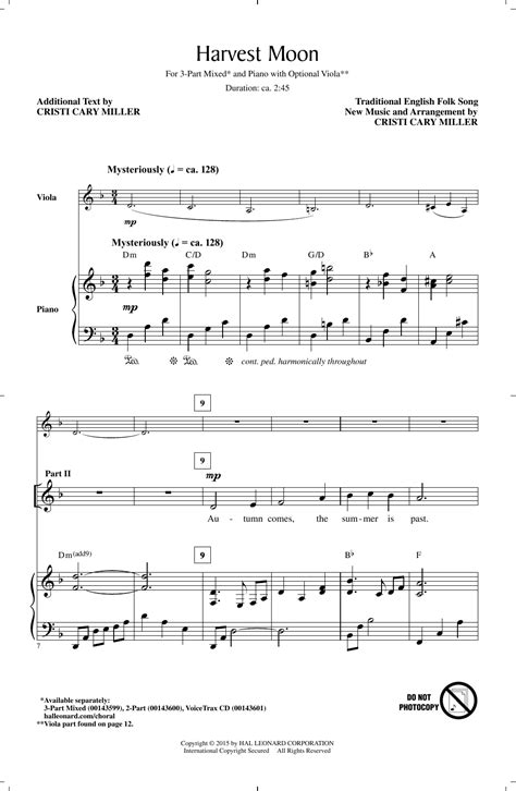 Harvest Moon | Sheet Music Direct