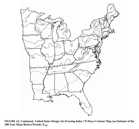 Virginia Frost Line Depth Map