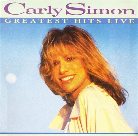 Carly Simon - Greatest Hits Live (1988, Vinyl) | Discogs